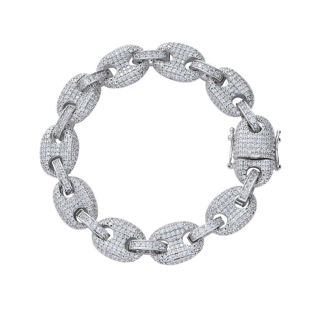 ProGenix Zirconia “Puff link” Bracelet