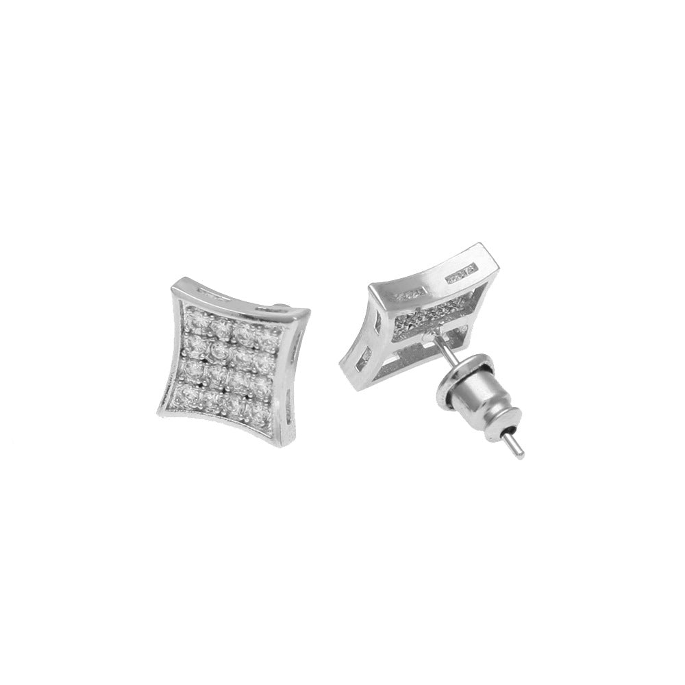 ProGenix Micro Zirconia encrusted Stud Earrings