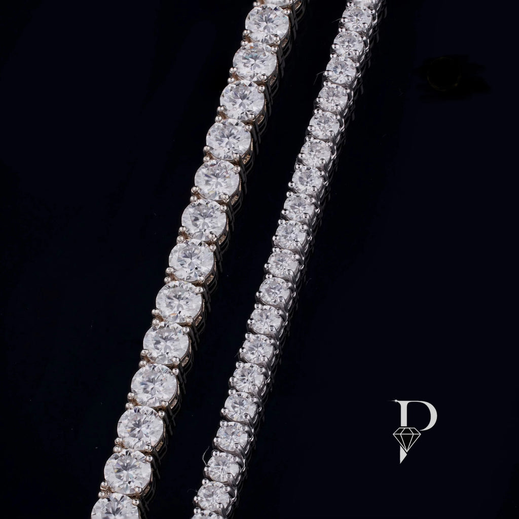 S925 VVS Moissanite tennis chain