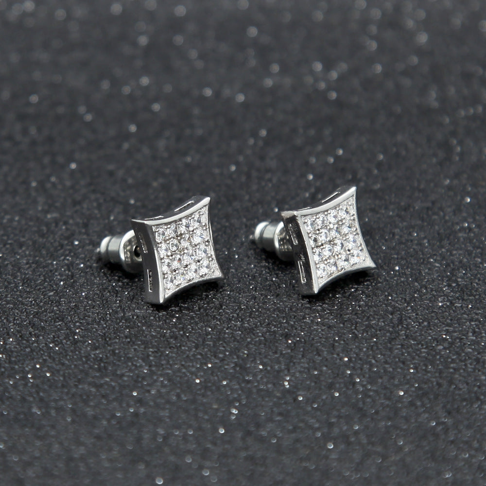 ProGenix Micro Zirconia encrusted Stud Earrings
